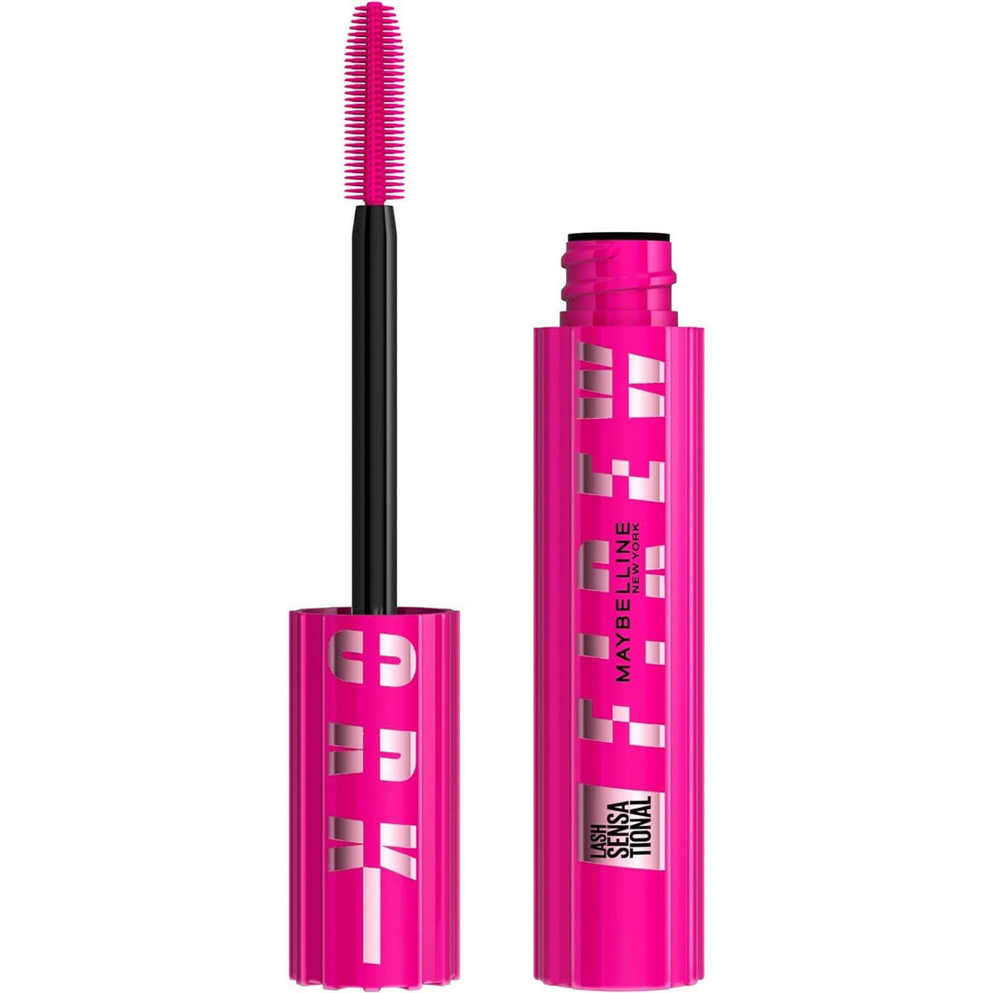 Lash Sensational Firework Washable Mascara, Lengthening &amp; Volumizing Mascara for up to 24HR Wear, Blackest Black, 1 Count - Glow Pure