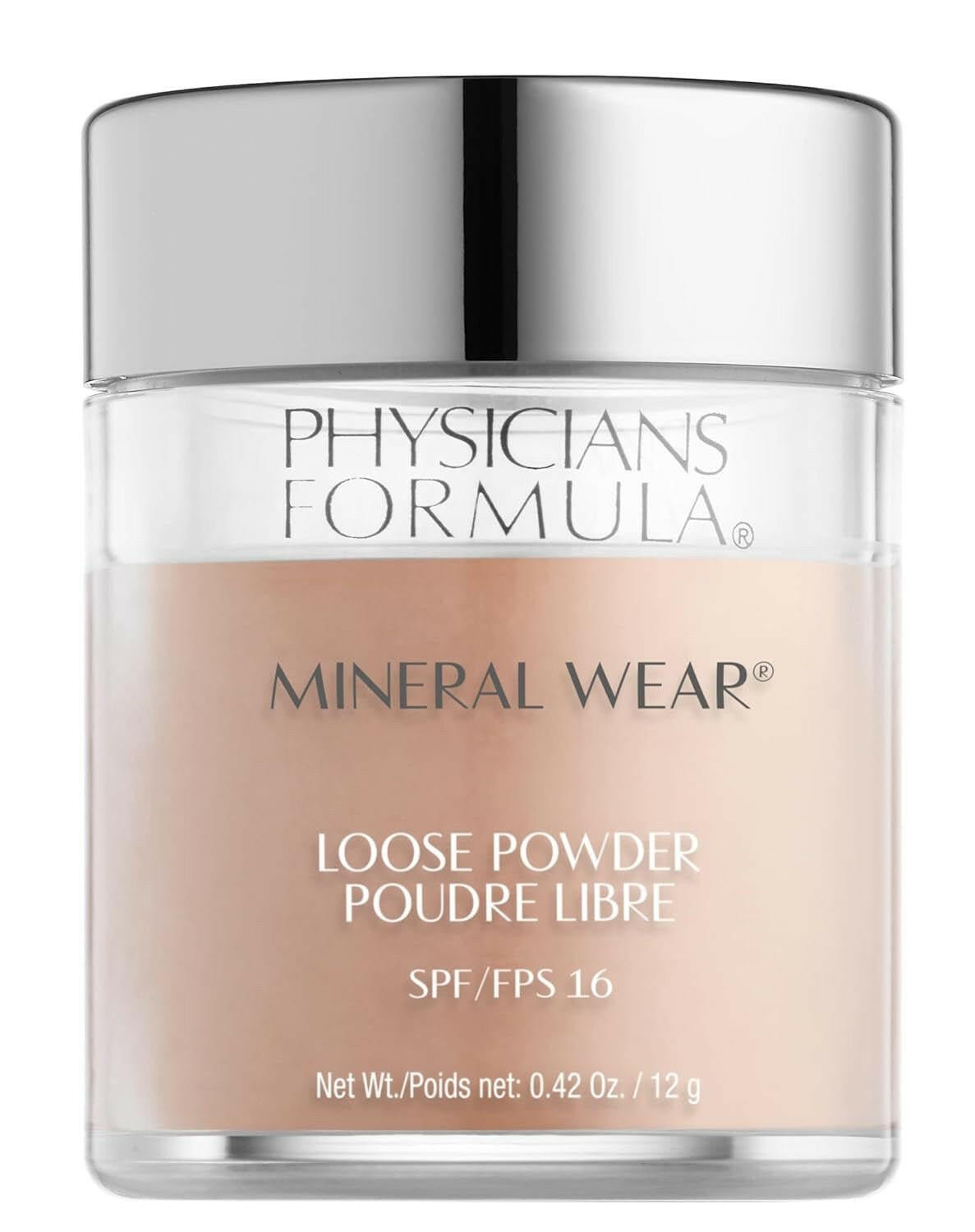 Mineral Wear Talc - Free Loose Powder Creamy Natural, Dermatologist Tested, Clinically Tested - Glow Pure