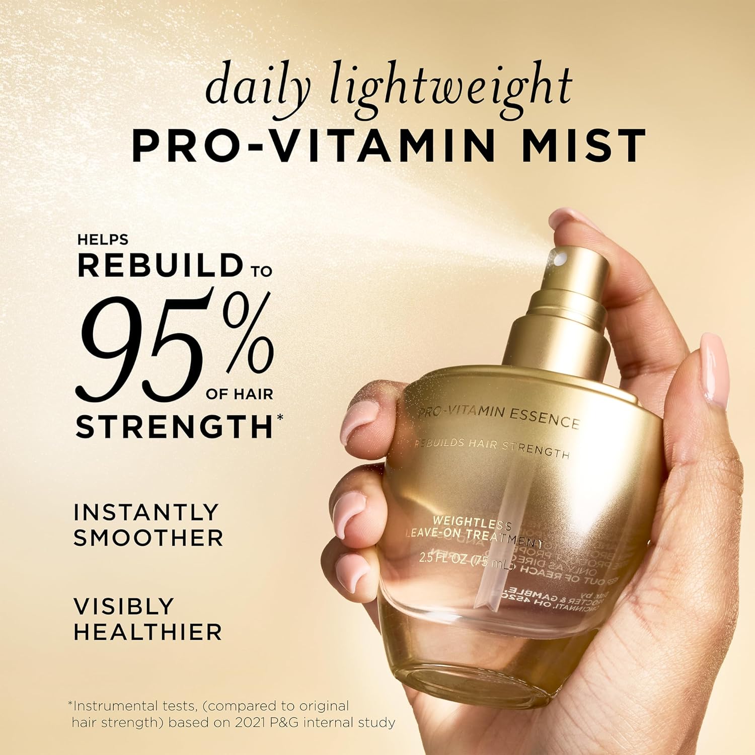 Pro-Vitamin Essence, Daily Repair Mist for Dry, Damaged Hair, Helps to Rebuild Hair&