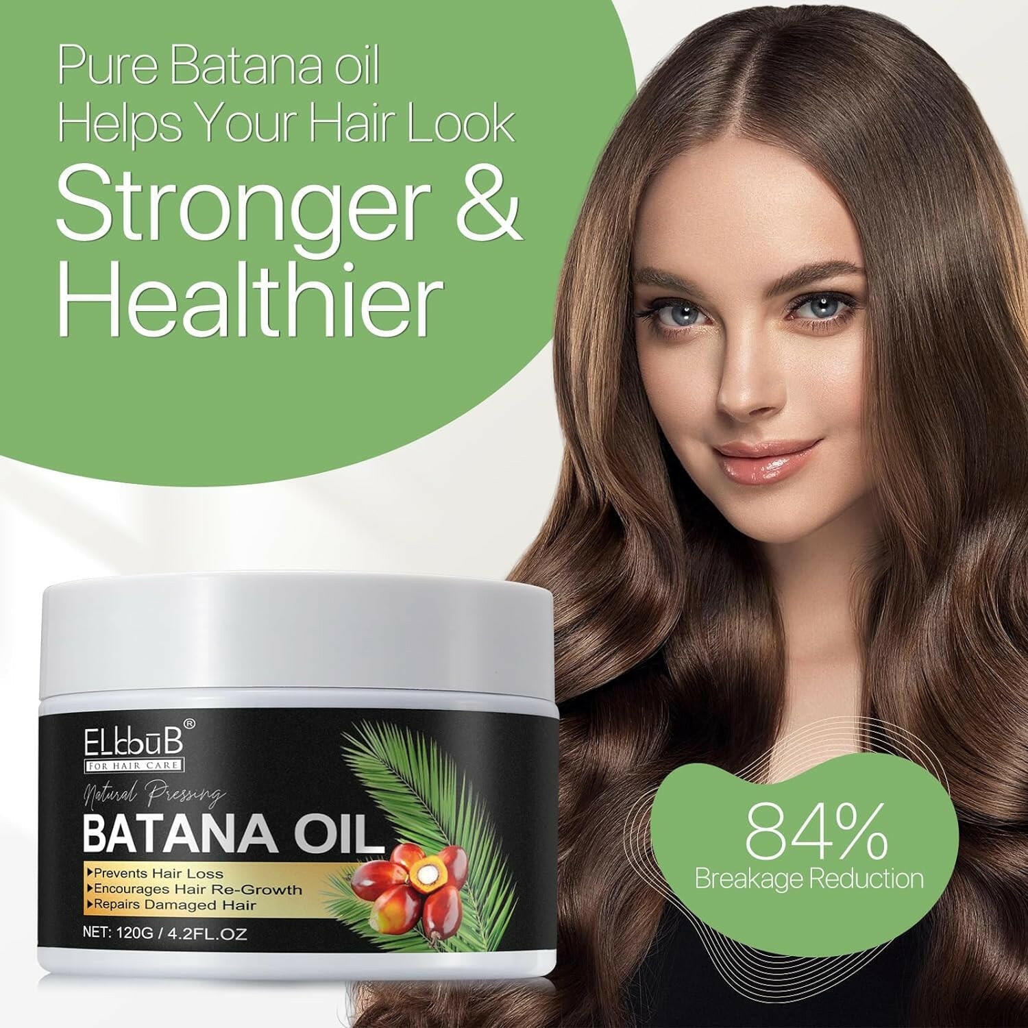 Raw Batana Oil for Hair Growth and Repair - 100% Pure, Unrefined Oil from Honduran Rainforests Prevent Hair Loss and Enhances Hair Thickness in Men &amp; Women - Glow Pure