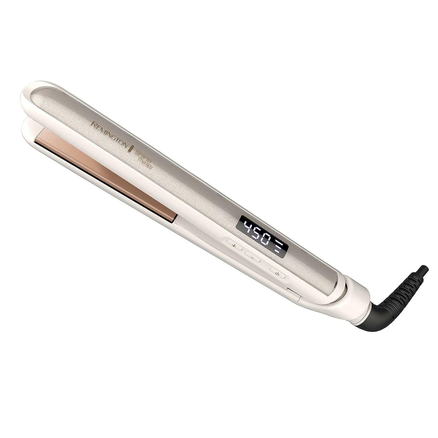 Shine Therapy 1&quot; Flat Iron - Argan &amp; Keratin Infused - Glow Pure