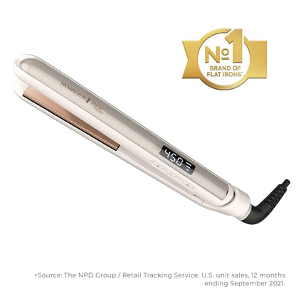 Shine Therapy 1&quot; Flat Iron - Argan &amp; Keratin Infused - Glow Pure