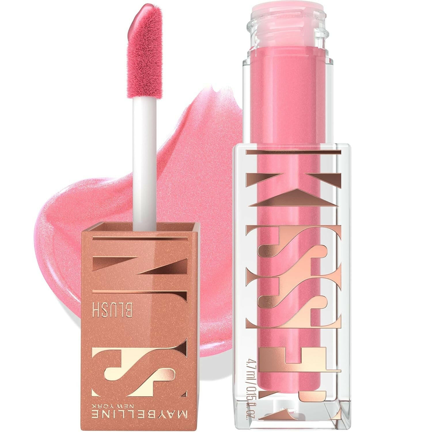 Sunkisser Multi - Use Liquid Blush and Bronzer, Blendable, Longwear, Glowy Make Up, Blazing Blush, 1 Count - Glow Pure