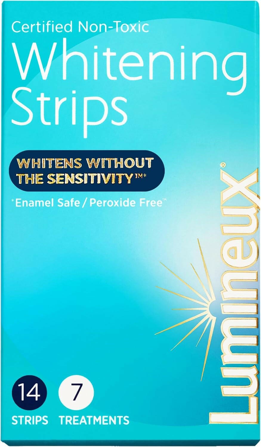 Teeth Whitening Strips 21 Treatments – Peroxide Free - Enamel Safe for Whiter Teeth - Whitening without the Sensitivity - Dentist Formulated and Certified Non - Toxic - Sensitivity Free - Glow Pure